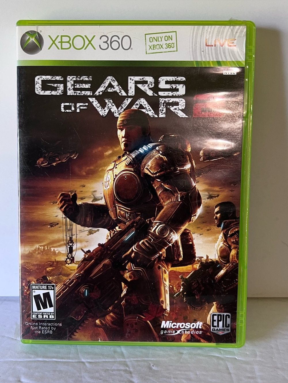 Xbox 360 Game Gears of War 2 Booklet Included Tested Works